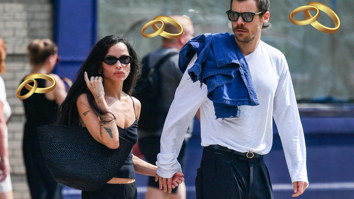 ¿Harry Styles y Zoë Kravitz comprometidos? El espectáculo que distrae